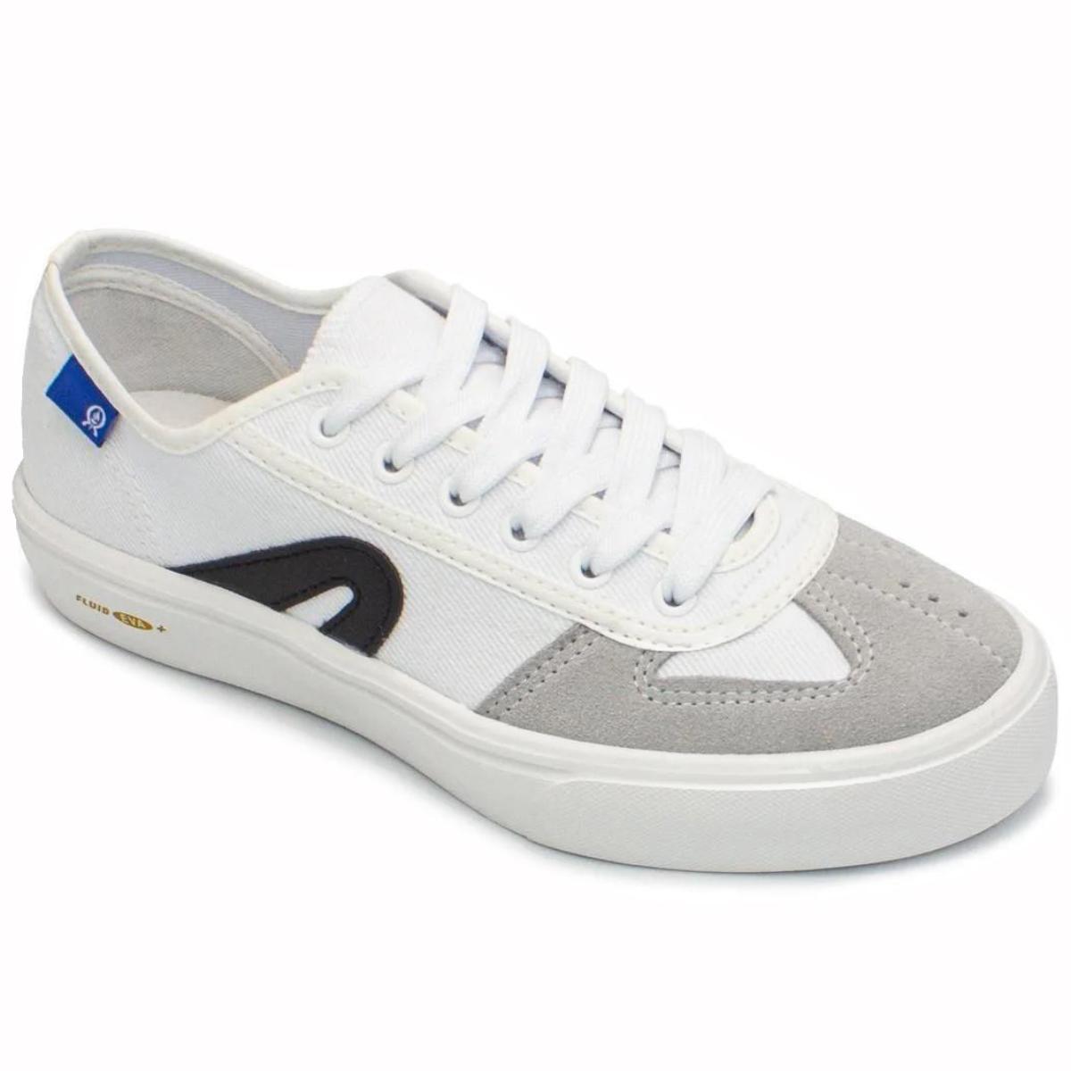 Tênis Rainha Unissex VL 2500 Confort - Branco e Preto - 1