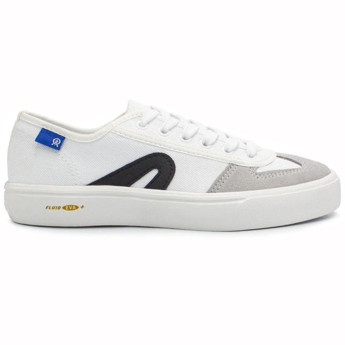 Tênis Rainha Unissex VL 2500 Confort - Branco e Preto - 2