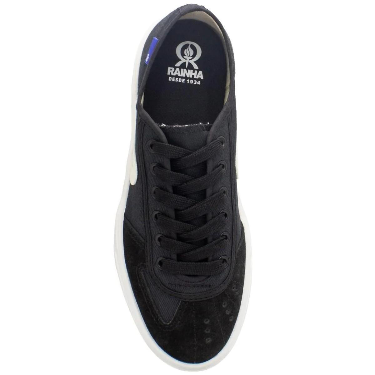 Tênis Rainha Unissex VL 2500 Confort - Preto e Branco - 3