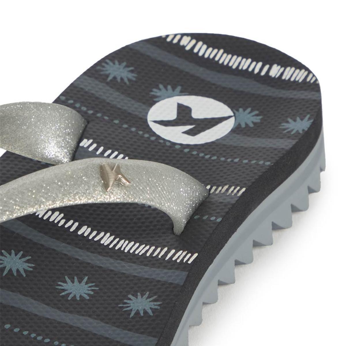 Chinelo Kenner Ibiza Pro Solare Feminino - Preto e Cinza - 3