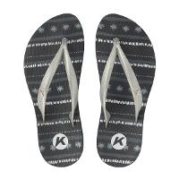 Chinelo Kenner Ibiza Pro Solare Feminino - Preto e Cinza - 2