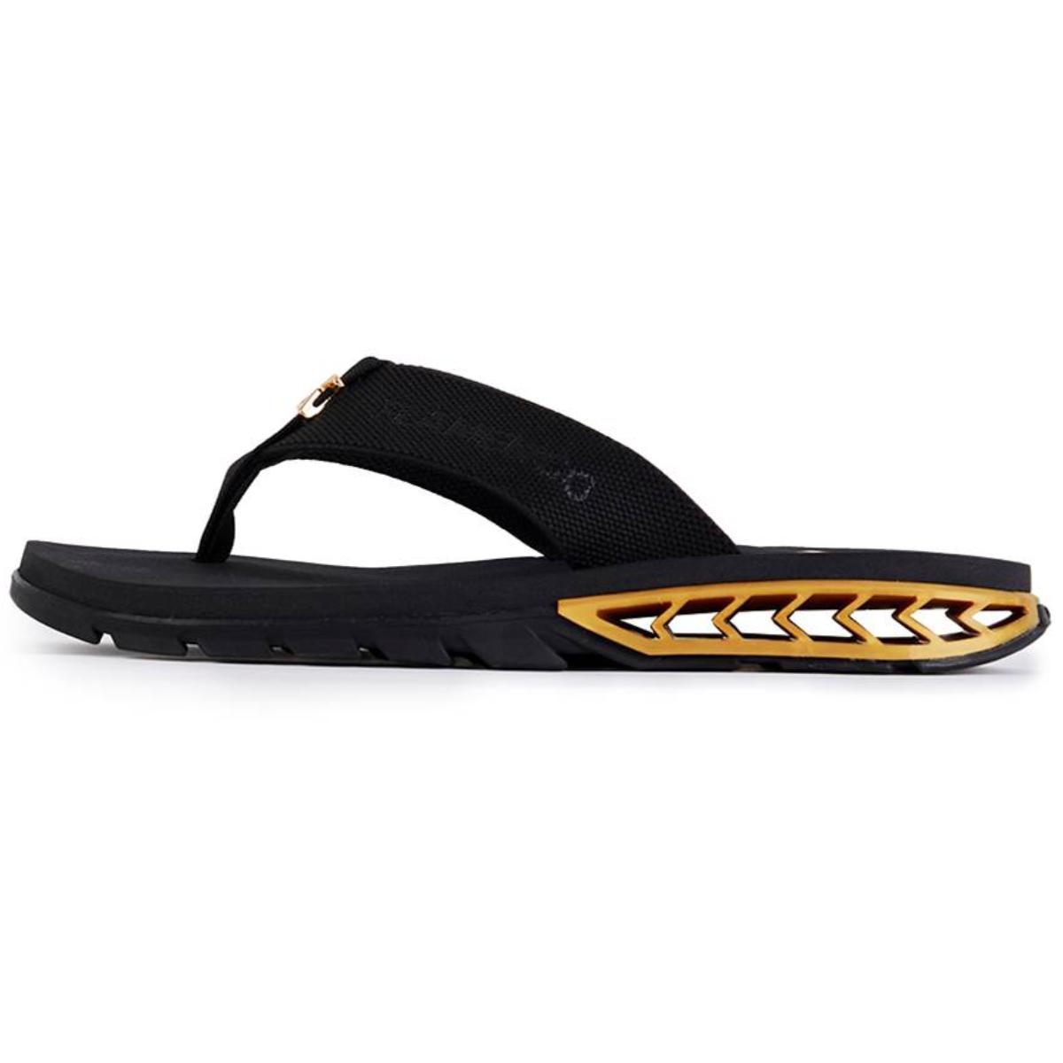 Chinelo Kenner Flamengo Rakka Masculino - Preto e Dourado - 3