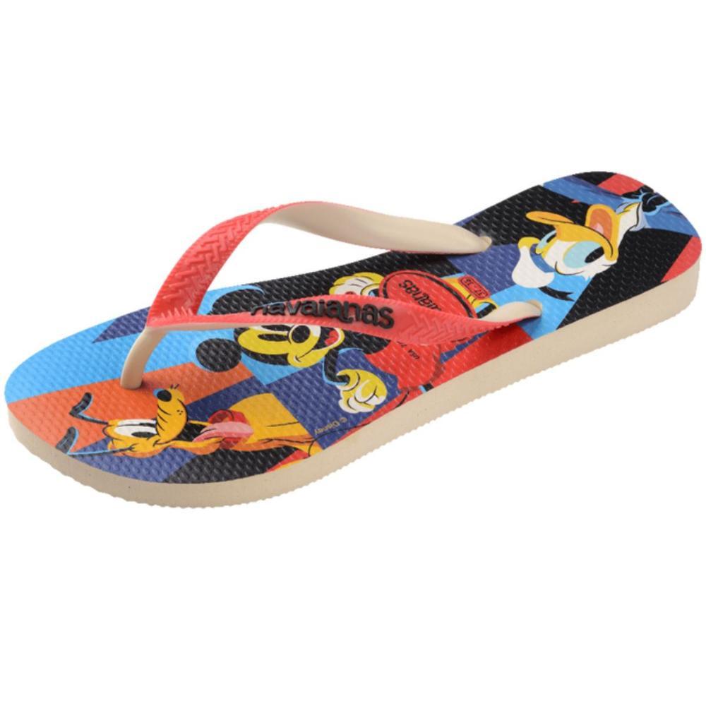 Chinelo Havaianas Disney Stylish Masculino - Branco e Vermelho - 6