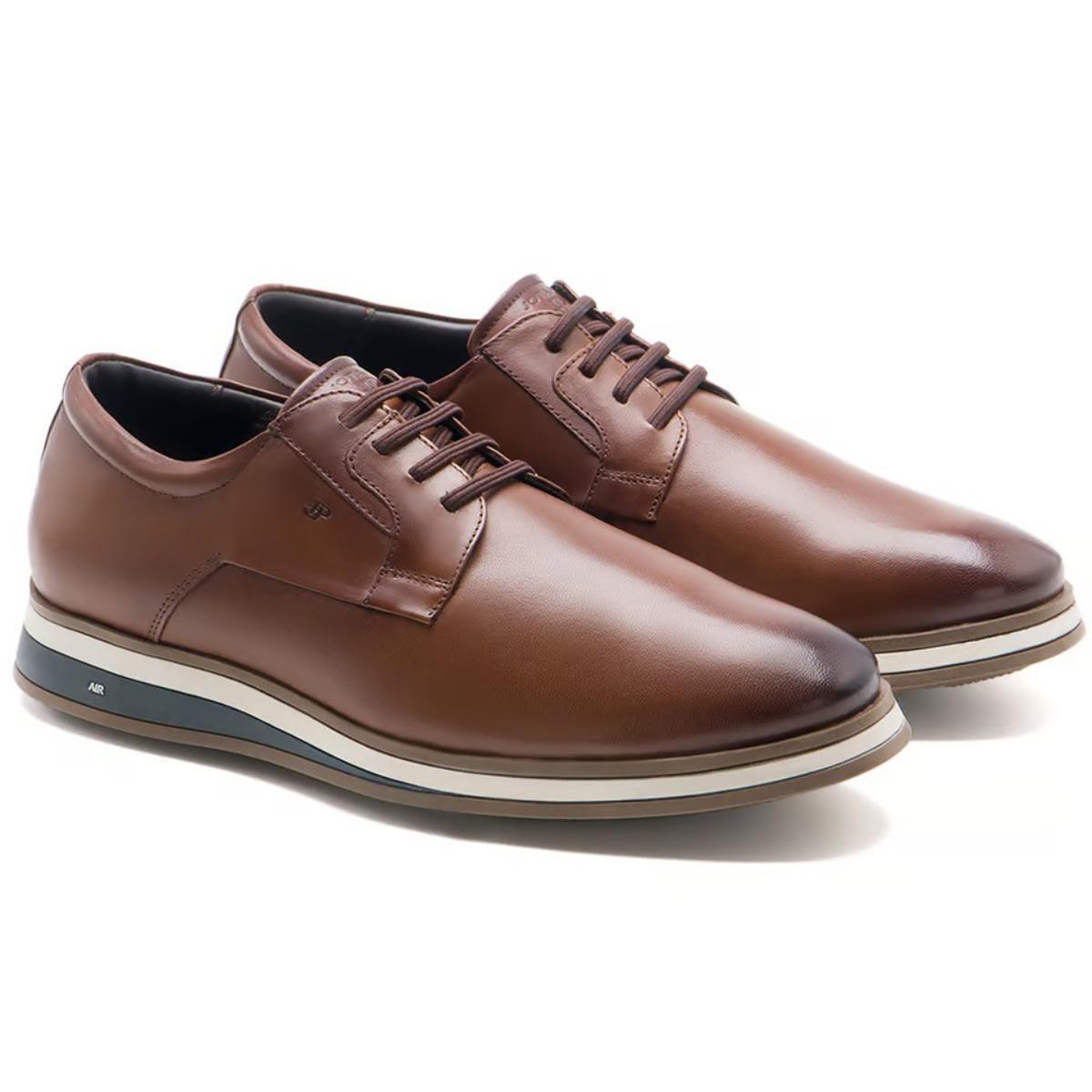 Sapato Jota Pe Couro Air Navagio Masculino - Marrom - 1