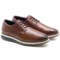 Sapato Jota Pe Couro Air Navagio Masculino - Marrom - 1