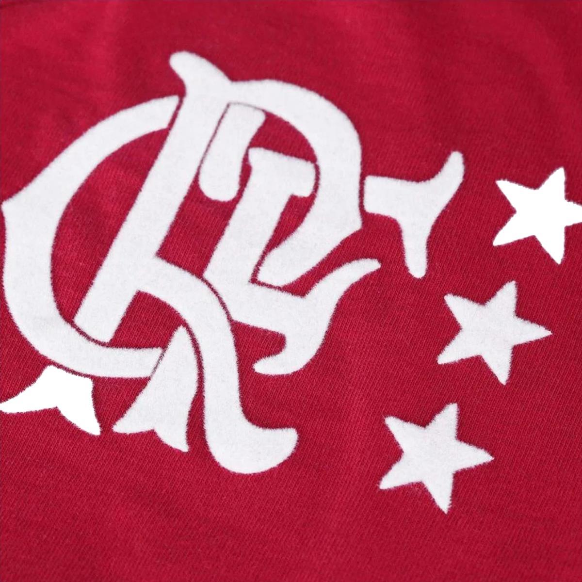 Camisa Flamengo Zico Retrô Libertadores Masculina - Preto e Vermelho - 3