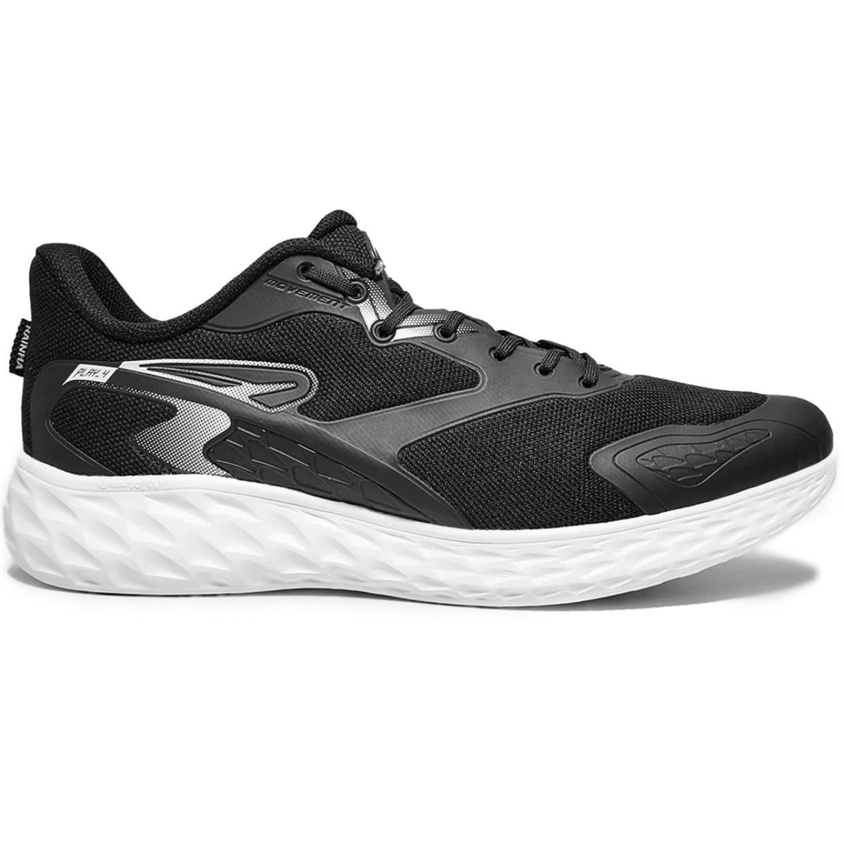 Tênis Rainha Play IV Masculino - Preto e Branco - 1