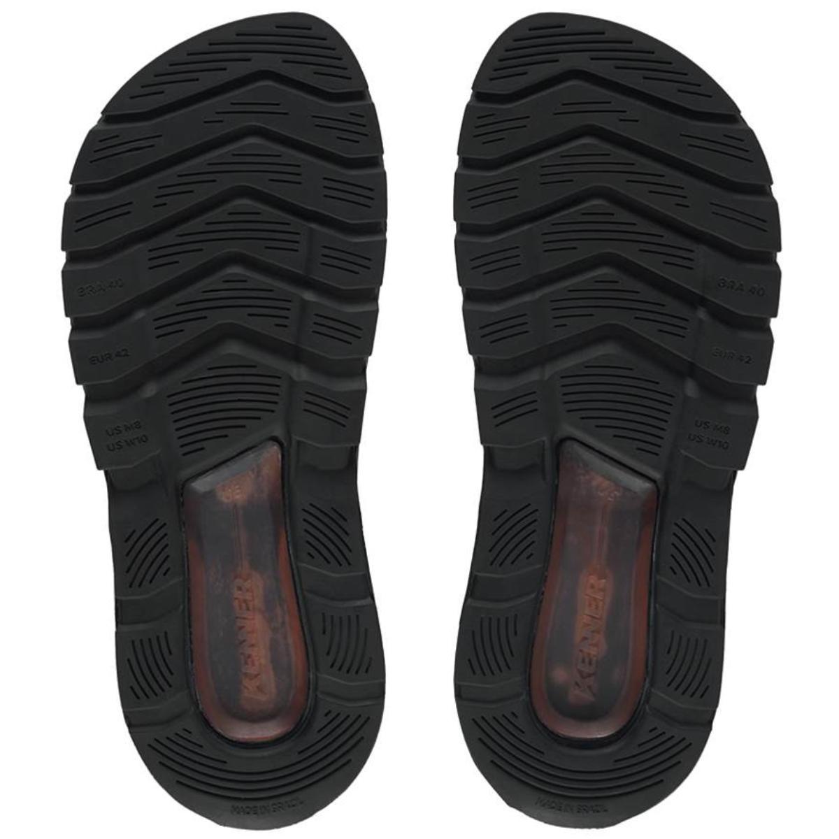 Chinelo Kenner Orak Masculino - Preto e Branco - 6