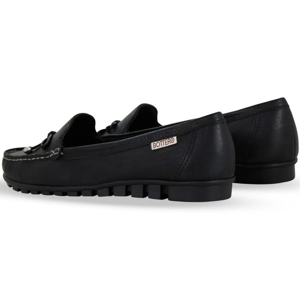 Mocassim Bottero Couro Verão XXIII Feminino - Preto - 3