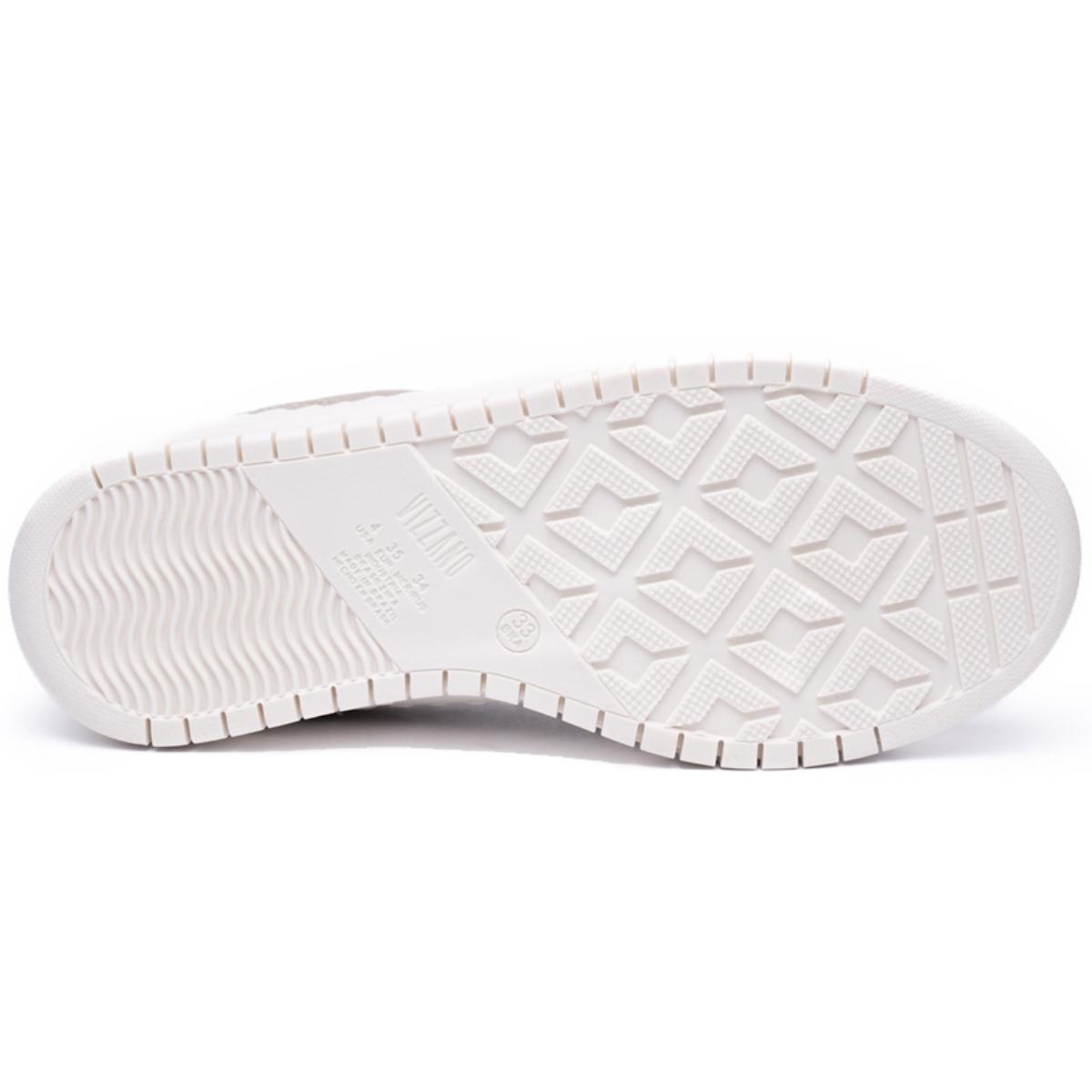 Tênis Vizzano Camurça Perfuros Feminino - Bege - 5