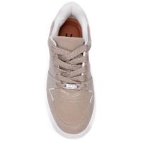 Tênis Vizzano Camurça Perfuros Feminino - Bege - 3