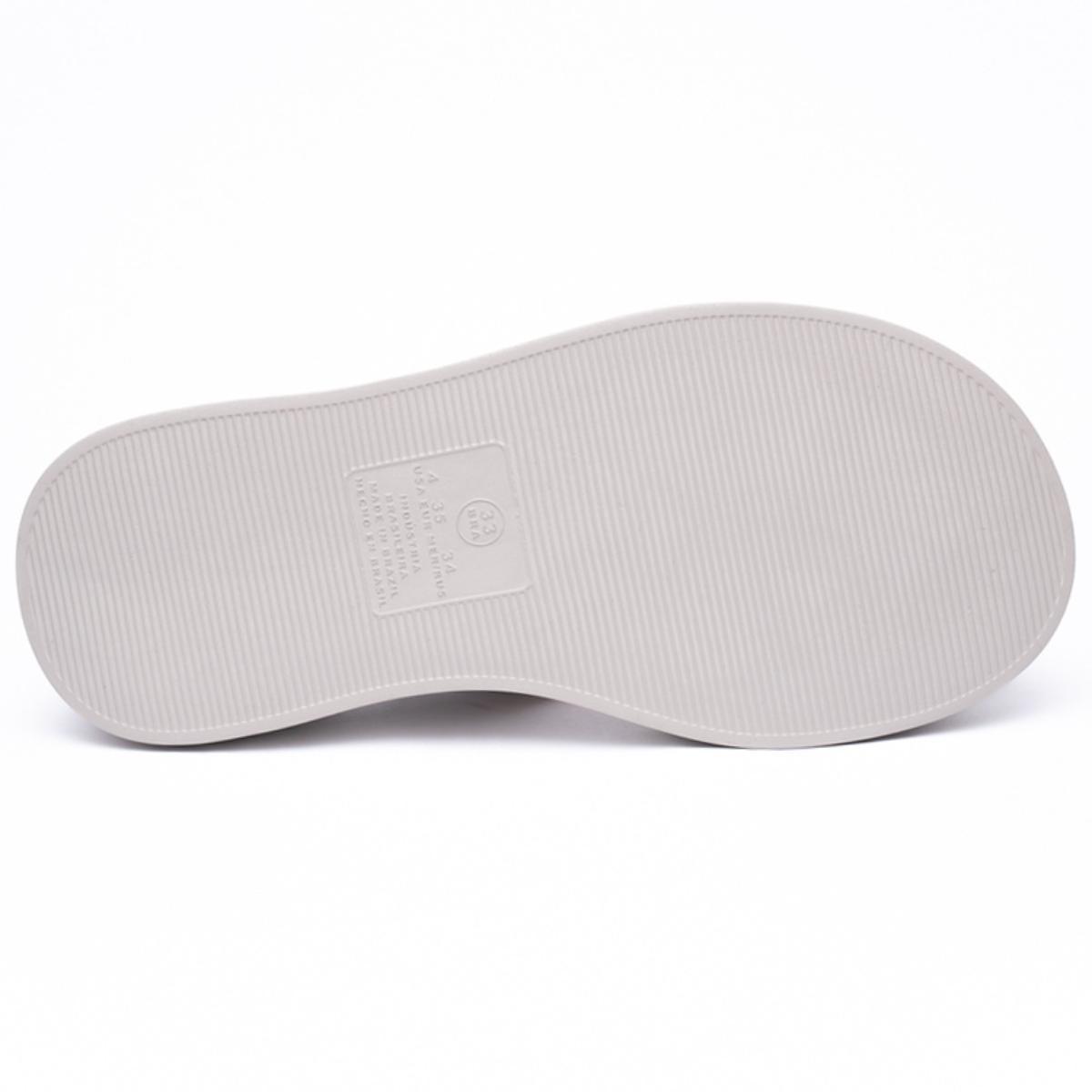 Chinelo Vizzano Flat Feminino - Off White - 5