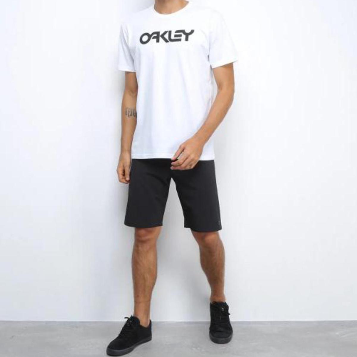 Camiseta Oakley Mark II SS Masculina - Branco - 3