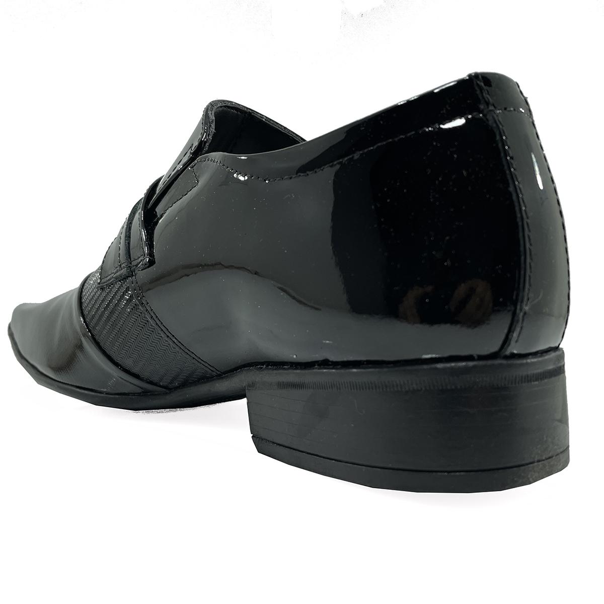 Sapato Jota Pe Couro Air Fillipo Masculino - Preto - 4