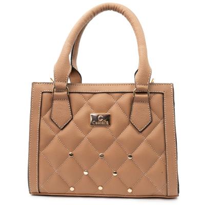 Bolsa Casteliê Casual Apliques Feminina - Bege