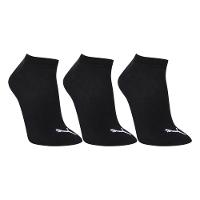 Meia Cano Baixo Puma Logo Pacote c/ 3 Pares - Preto e Off White - 1