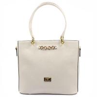 Bolsa Tote Casteliê Casual Detalhes Feminina - Off White - 1