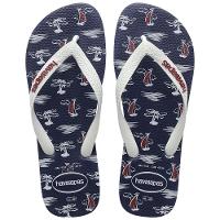 Chinelo Havaianas Top Nautical - Marinho e Branco - 1