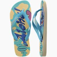 Chinelo Havaianas Top Disney Stitch - Azul e Bege - 5