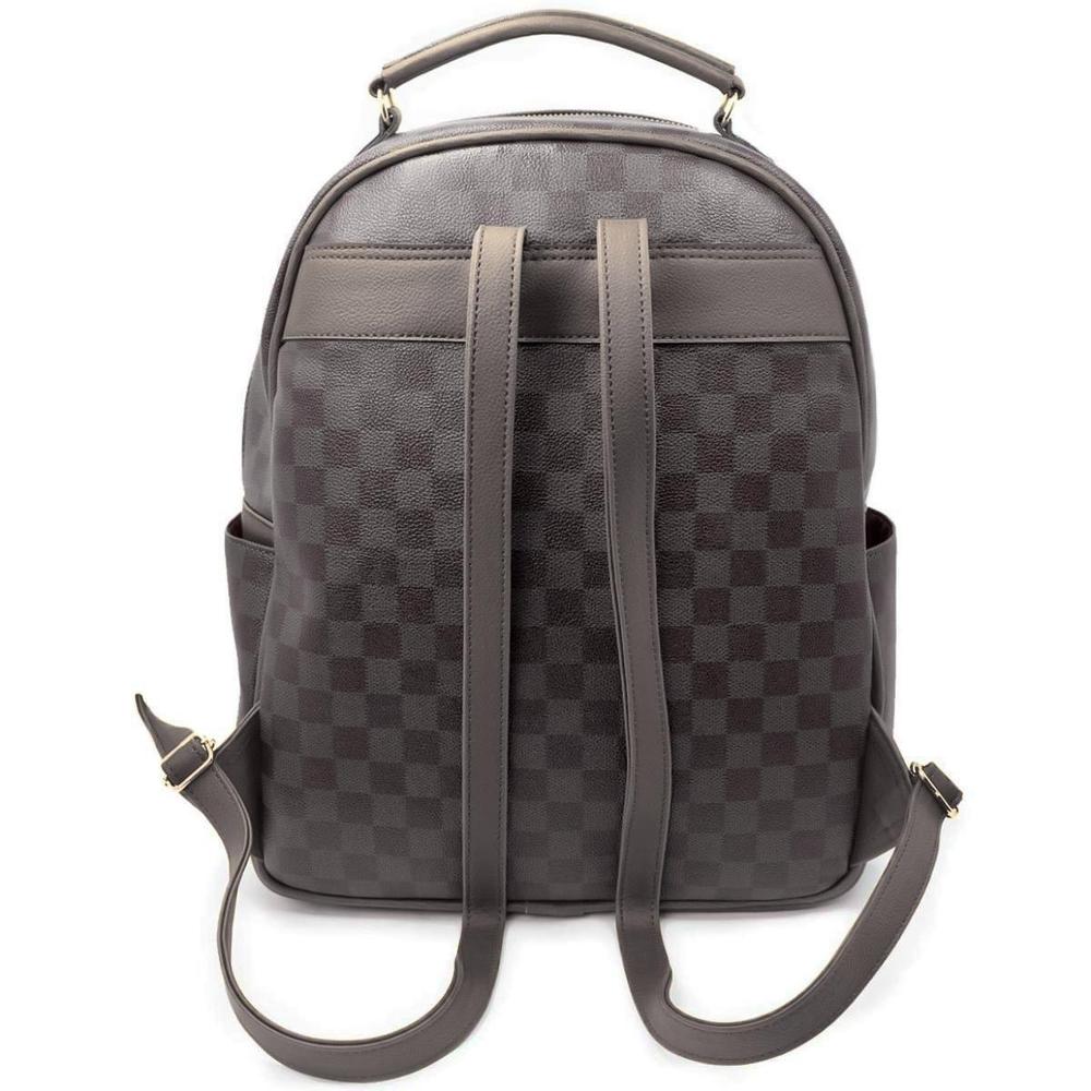 Mochila Casteliê Casual Feminina - Marrom e Dourado - 3