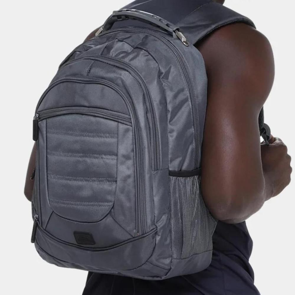 Mochila Olympikus com Cabo de Aço 22L - Chumbo - 2