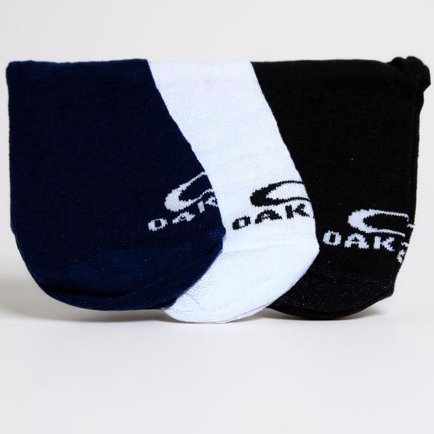 Meia Oakley Essential No Show Kit 3 Pares - Branco e Marinho - 2