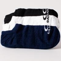 Meia Oakley Essential No Show Kit 3 Pares - Branco e Marinho - 1