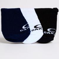 Meia Oakley Essential No Show Kit 3 Pares - Branco e Marinho - 2