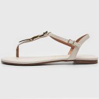 Rasteira Vizzano Detalhe Folha Feminina - Off White - 2