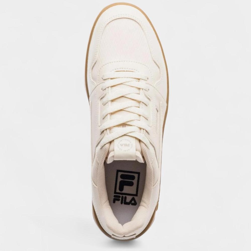 Tênis Couro Fila Acd Classic Masculino - Bege - 3