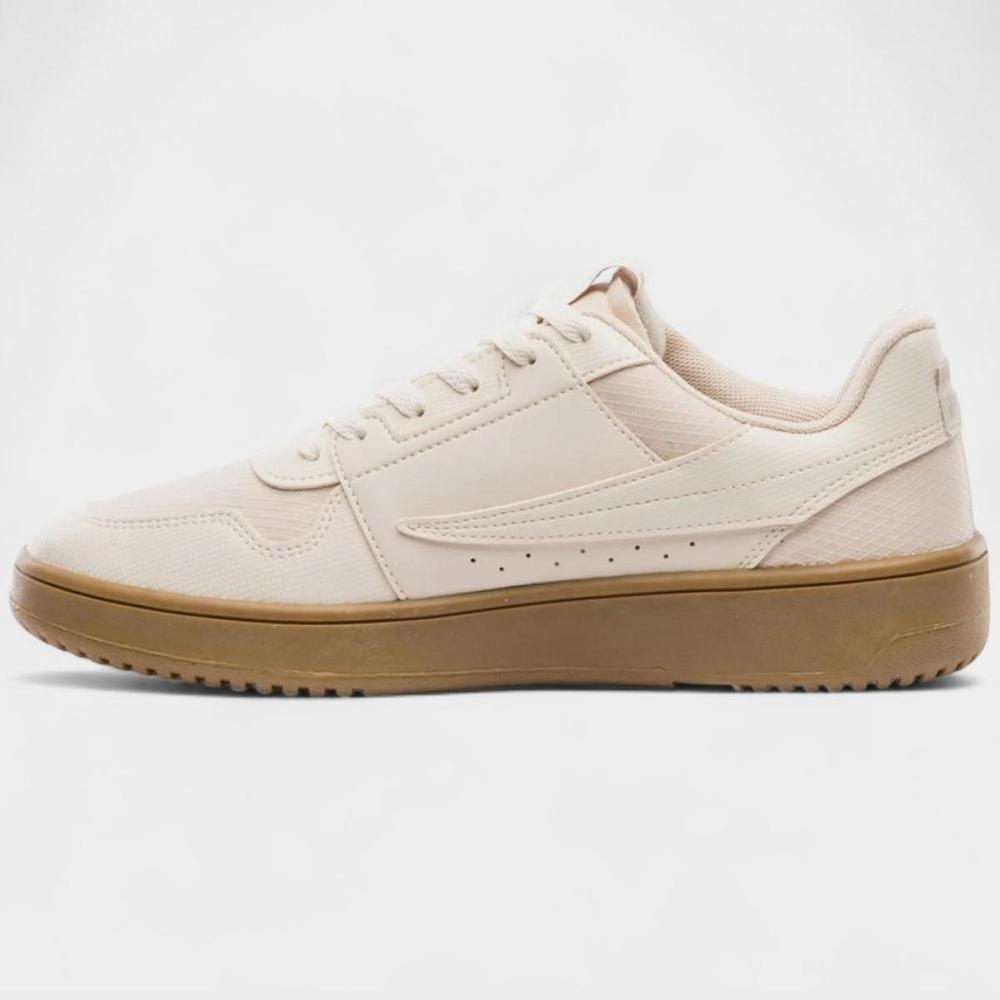 Tênis Couro Fila Acd Classic Masculino - Bege - 4