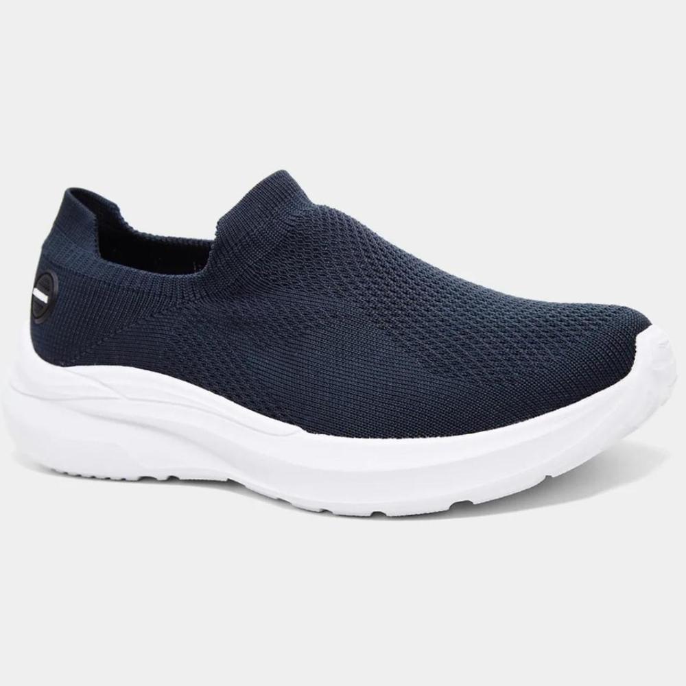 Tênis Rainha Relax Masculino - Marinho e Bege - 1