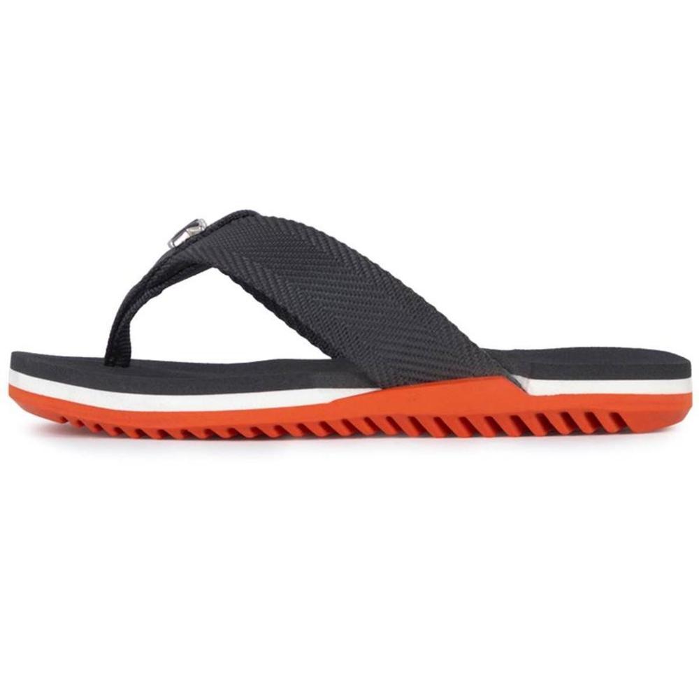 Chinelo Infantil Kenner NK6 Pro - Preto e Laranja - 3