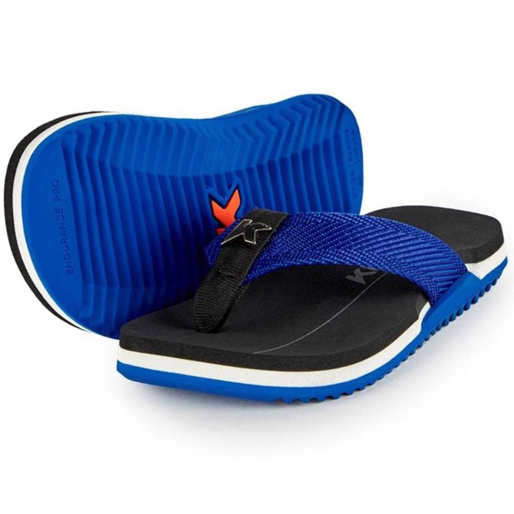 Chinelo Infantil Kenner NK6 Pro - Preto e Azul - 1