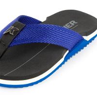 Chinelo Infantil Kenner NK6 Pro - Preto e Azul