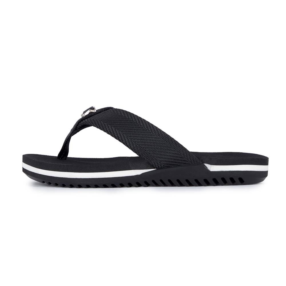 Chinelo Infantil Kenner NK6 Pro - Preto e Branco - 3