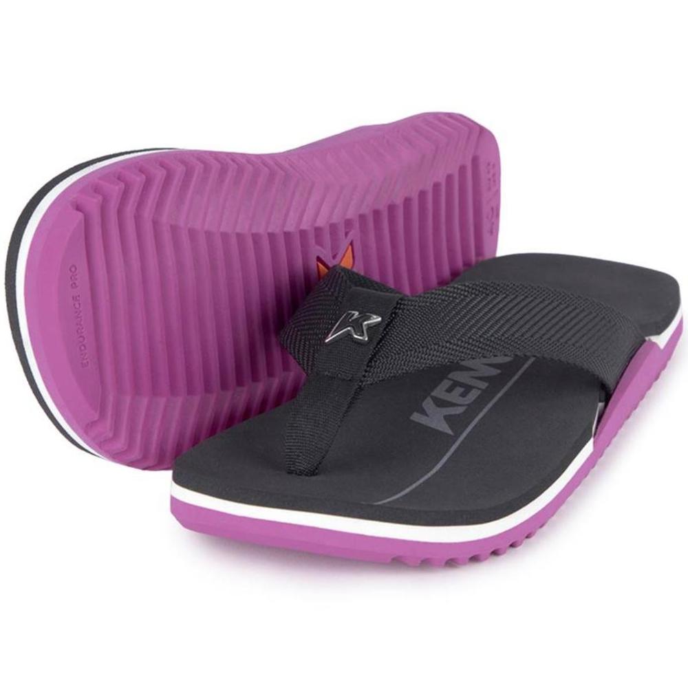 Chinelo Kenner Nk6 Pro Masculino - Preto e Rosa - 1