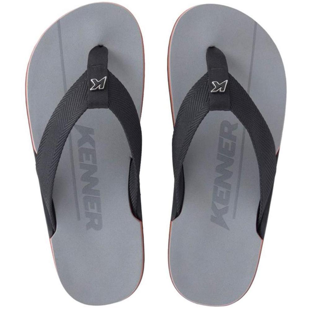 Chinelo Kenner Nk6 Pro Masculino - Cinza e Preto - 2