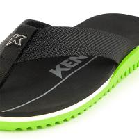 Chinelo Kenner Nk6 Pro Masculino - Preto e Verde Claro