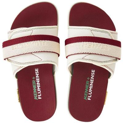 Chinelo Kenner Fluminense Kivah Slide Masculino - Vinho e Verde