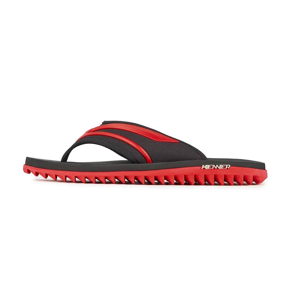 Chinelo Kenner Kivah New Force Masculino - Preto e Vermelho - 3