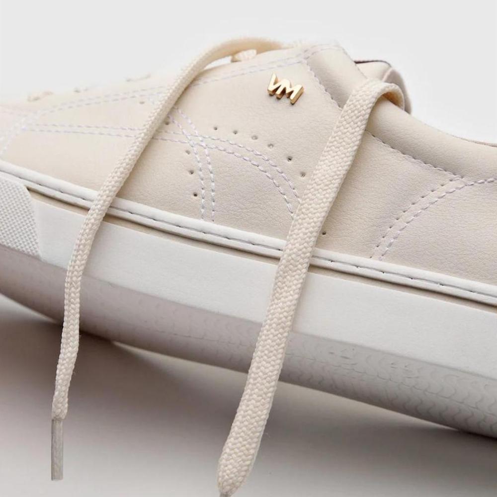 Tênis Via Marte Casual Detalhe Feminino - Marfim - 3