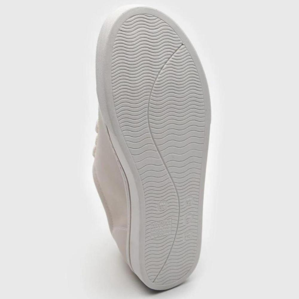 Tênis Via Marte Casual Detalhe Feminino - Marfim - 5