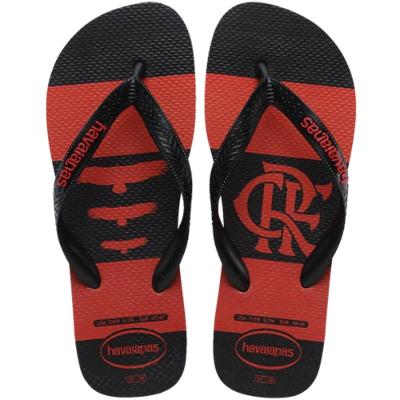Chinelo Havaianas Top Times Flamengo - Preto e Vermelho