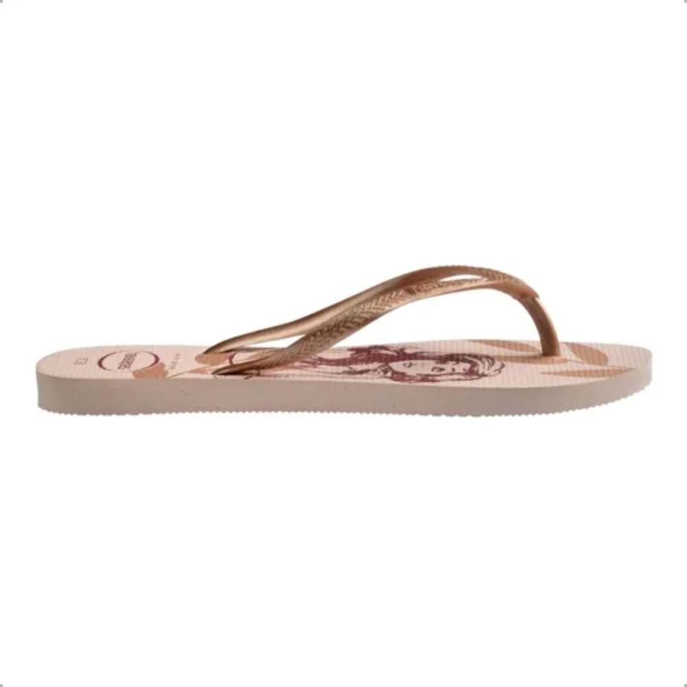 Chinelo Havaianas Slim Princesas Feminino - Rose - 3