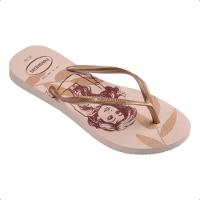 Chinelo Havaianas Slim Princesas Feminino - Rose - 2