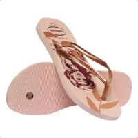 Chinelo Havaianas Slim Princesas Feminino - Rose