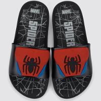 Chinelo Infantil Homem Aranha Grendene Kids - Preto e Vermelho - 3