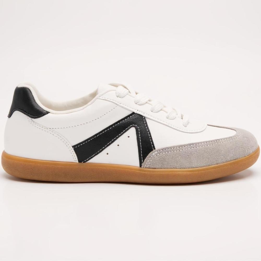 Tênis Vizzano Carmução Feminino - Branco e Preto - 2