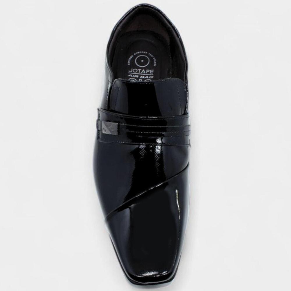 Sapato Social Jota Pe Couro Air Fillipo Masculino - Preto - 3